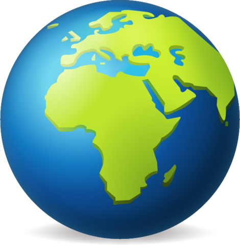 Земной шар. Африка